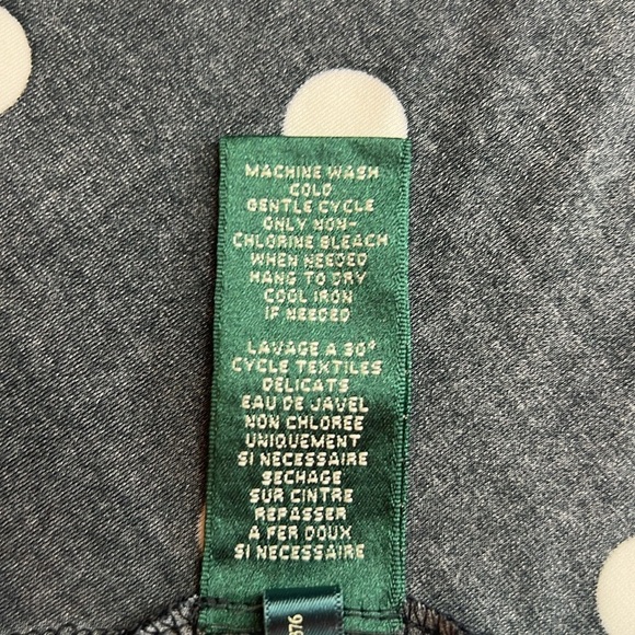 Lauren, Ralph, Lauren, Black and white nautical polkadot dress size 14 - Picture 11 of 11